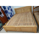 Thanh Lý Giường Gỗ Sồi 1m8x2m Giá Rẻ