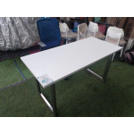 Bàn Văn Phòng Chân Sắt Thanh Lý 1m4x65 Giá Rẻ 