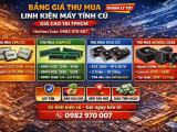 Bảng giá thu mua linh kiện máy tính cũ TPHCM mới nhất 2026