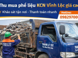 Thu mua phế liệu KCN Vĩnh Lộc giá cao, tận nơi, Gọi 0982970007