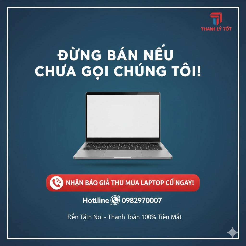 Liên hệ Thanh Lý Tốt để nhận báo giá thu mua laptop cũ giá cao ngay hôm nay