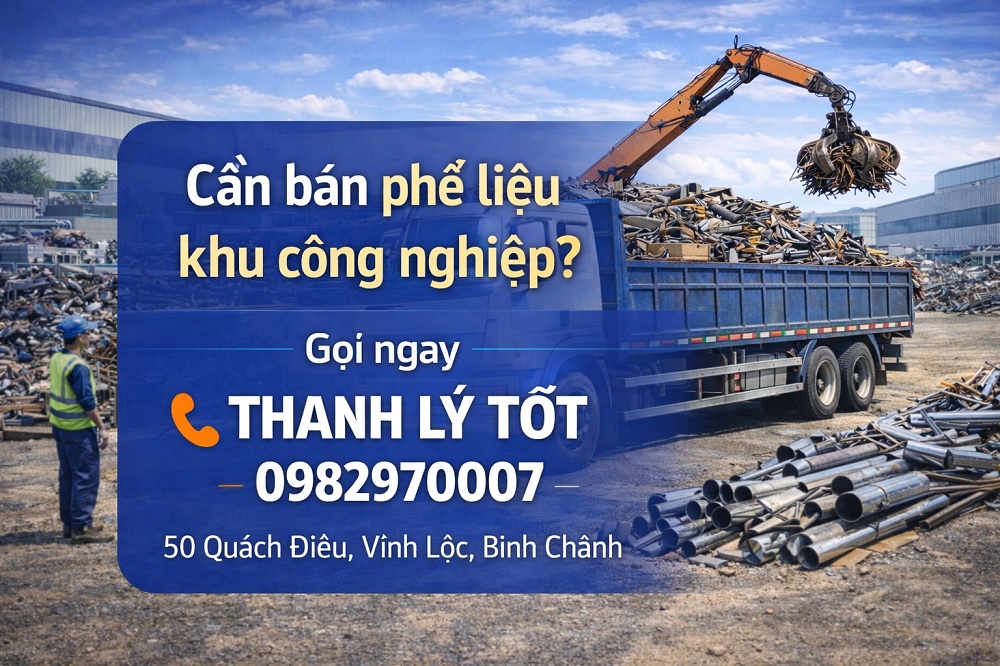 Liên hệ thu mua phế liệu khu công nghiệp giá cao