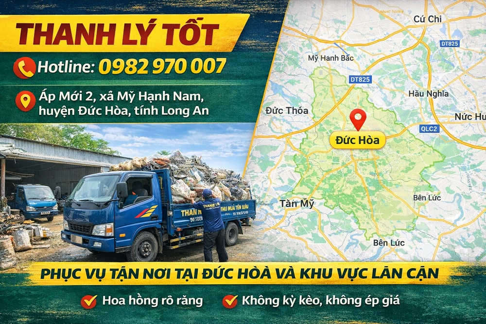 Ảnh thông tin liên hệ và khu vực thu mua