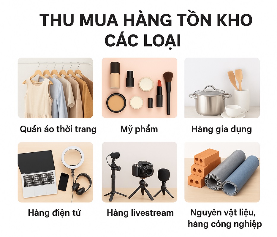 Các loại hàng nhận thu mua tại Thanh Lý TỐT