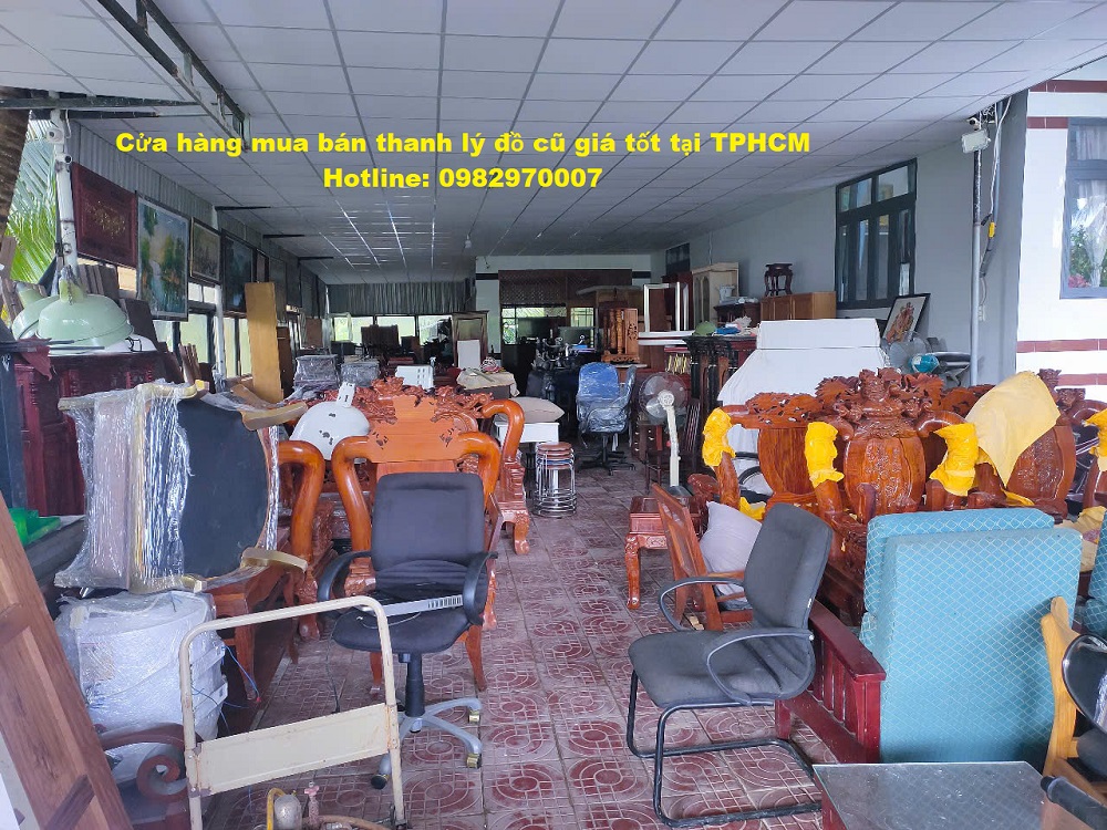 Ảnh chụp thực tế cửa hàng mua bán thanh lý đồ cũ tại TPHCM của Thanh Lý Tốt