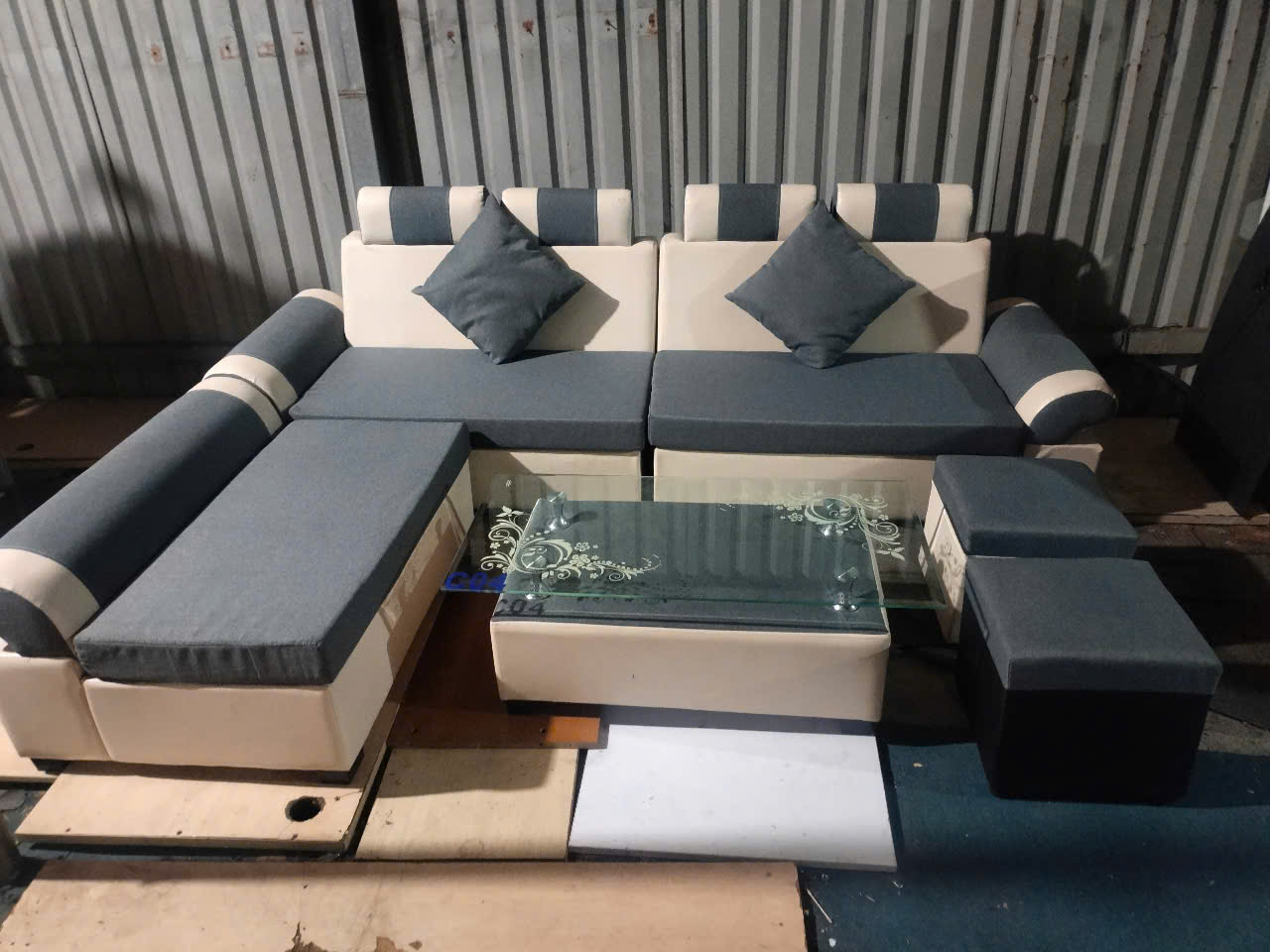 HÌNH ẢNH sofa góc chữ L thanh lý giá rẻ chất lượng tại TPHCM