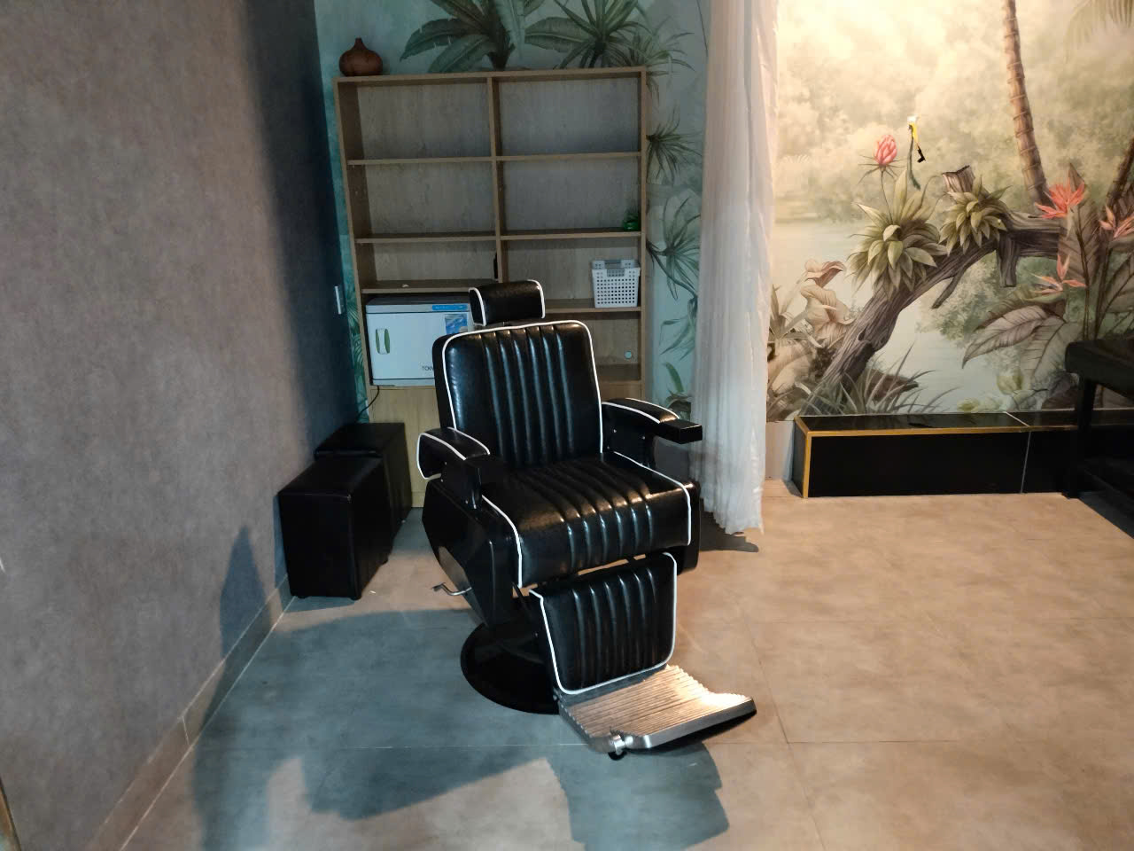 Hình ảnh thật tế ghế cắt tóc nam barber thanh lý giá rẻ chất lượng tại TPHCM