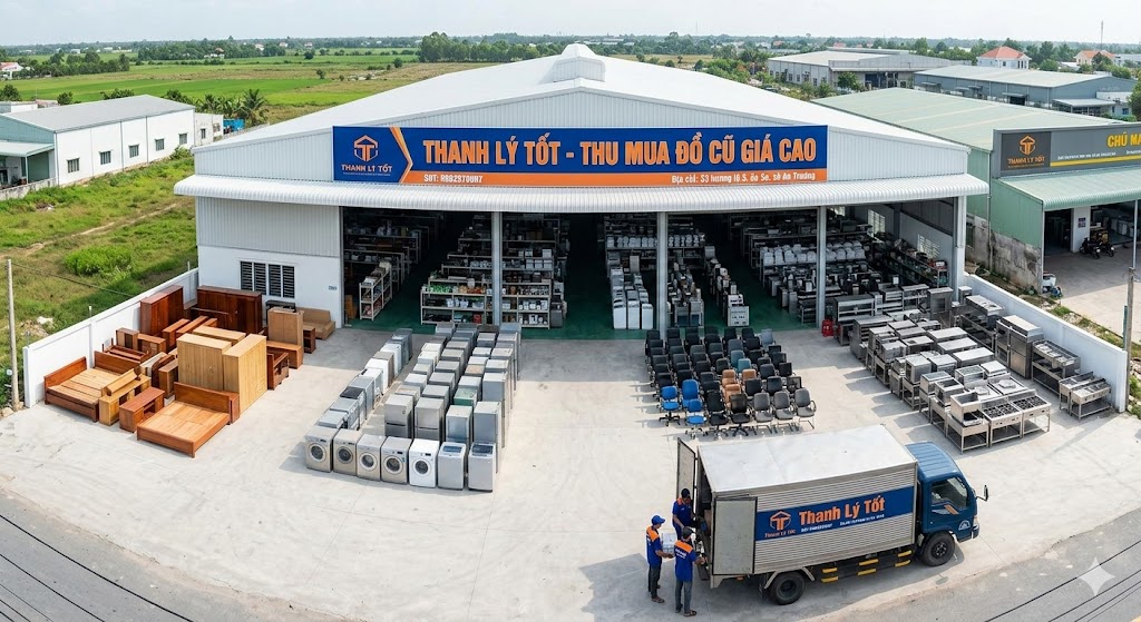 Kho hàng thu mua đồ cũ tại Trà Vinh Thanh Lý Tốt uy tín giá cao