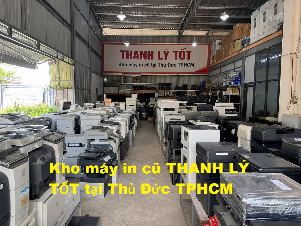 Kho máy in cũ THANH LÝ TỐT tại Thủ Đức TPHCM