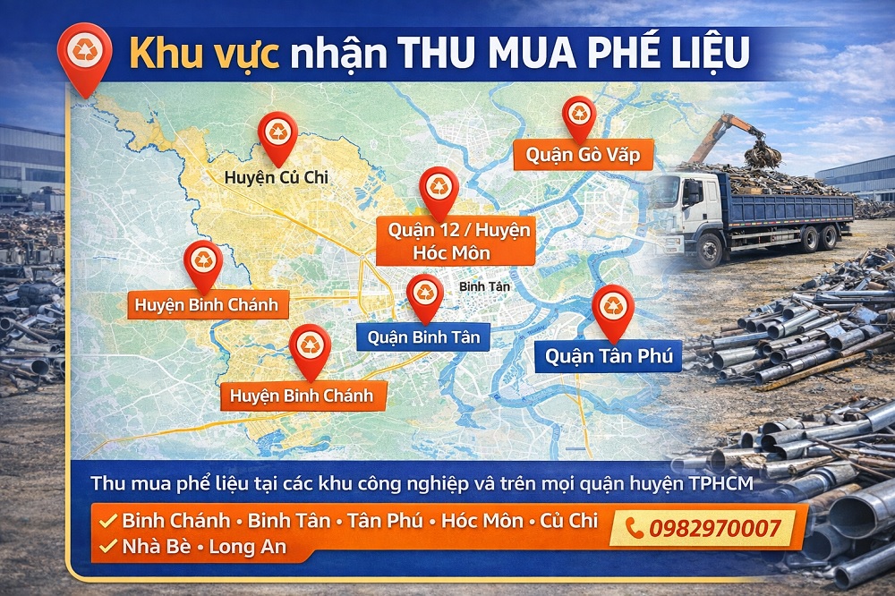 Khu vực thu mua phế liệu TPHCM