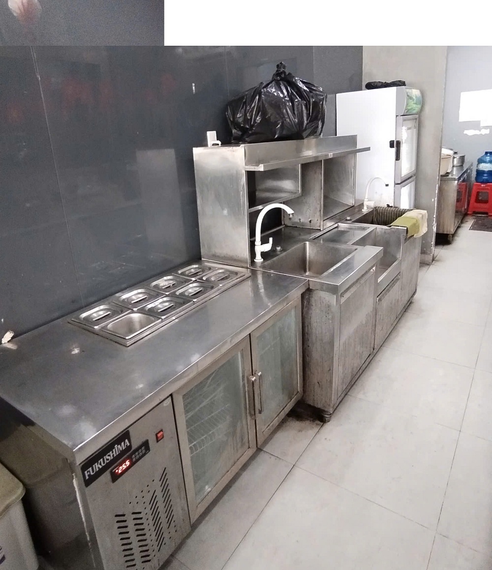 HÌNH ẢNH THU MUA ĐỒ INOX QUÁN TRÀ SỮA