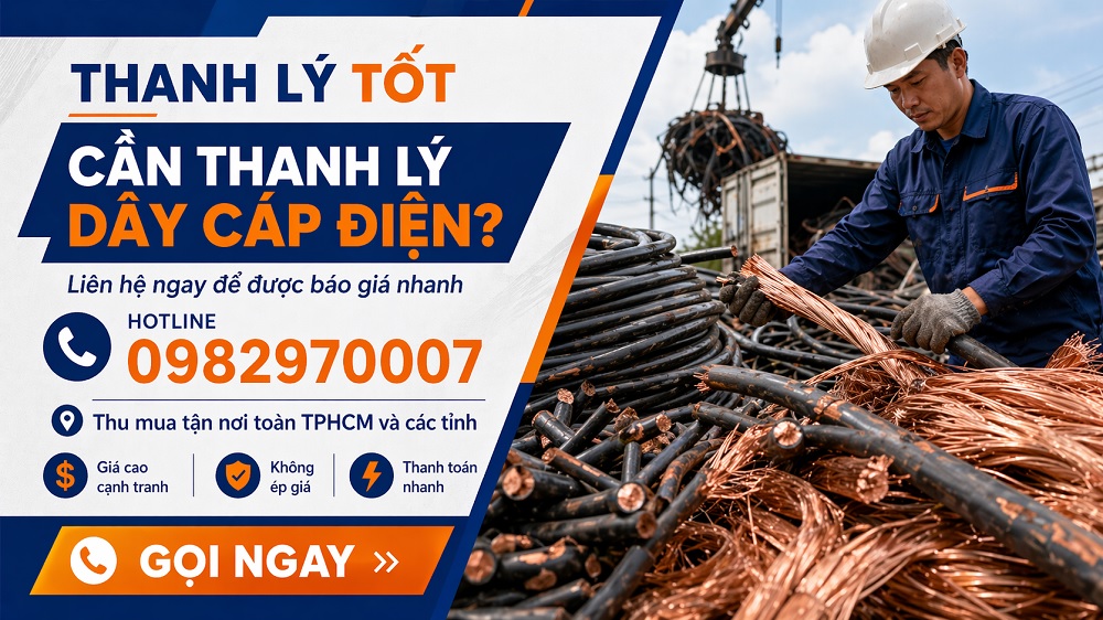 Thanh Lý Tốt chuyên thu mua day diện cũ giá cao