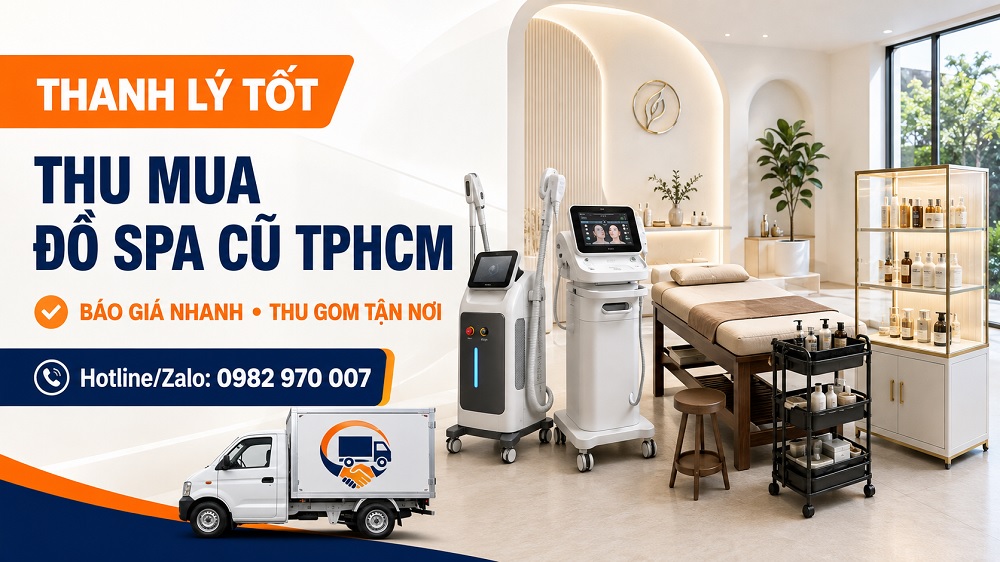 Thu mua đồ spa cũ tại TPHCM – báo giá nhanh, thu gom tận nơi