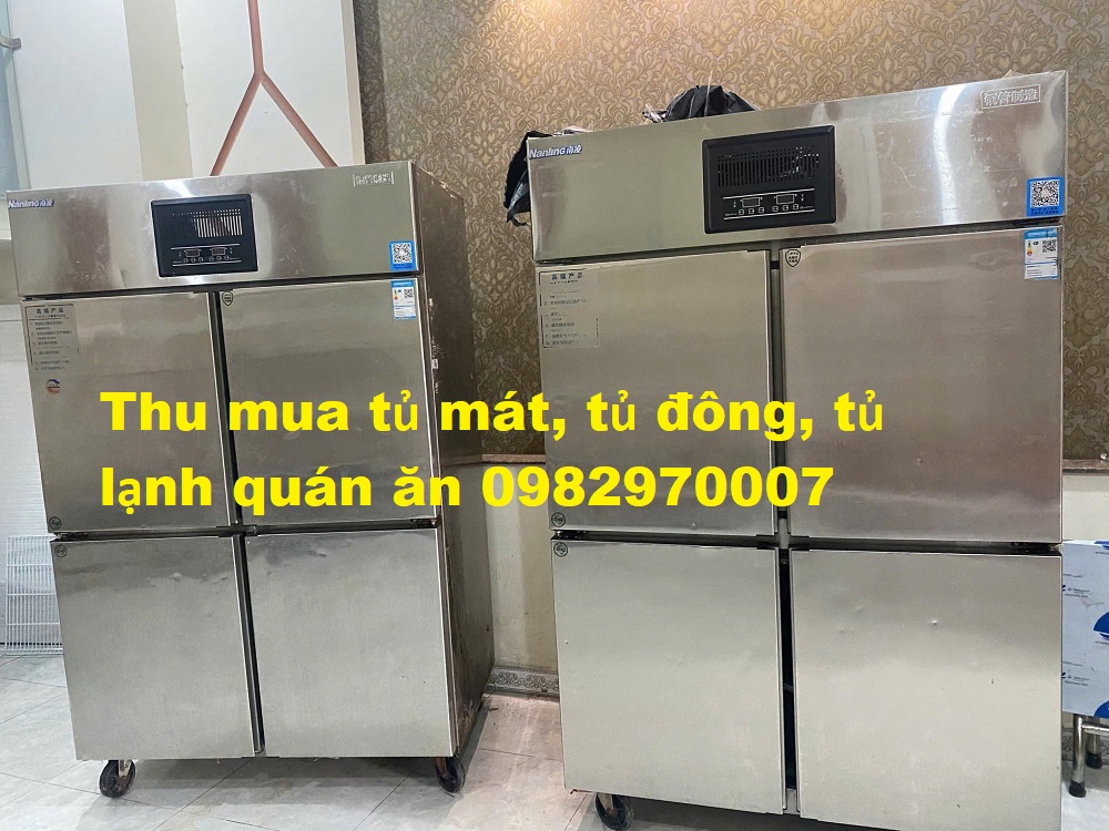 Thu mua tủ mát, tủ đông, tủ lạnh quán ăn