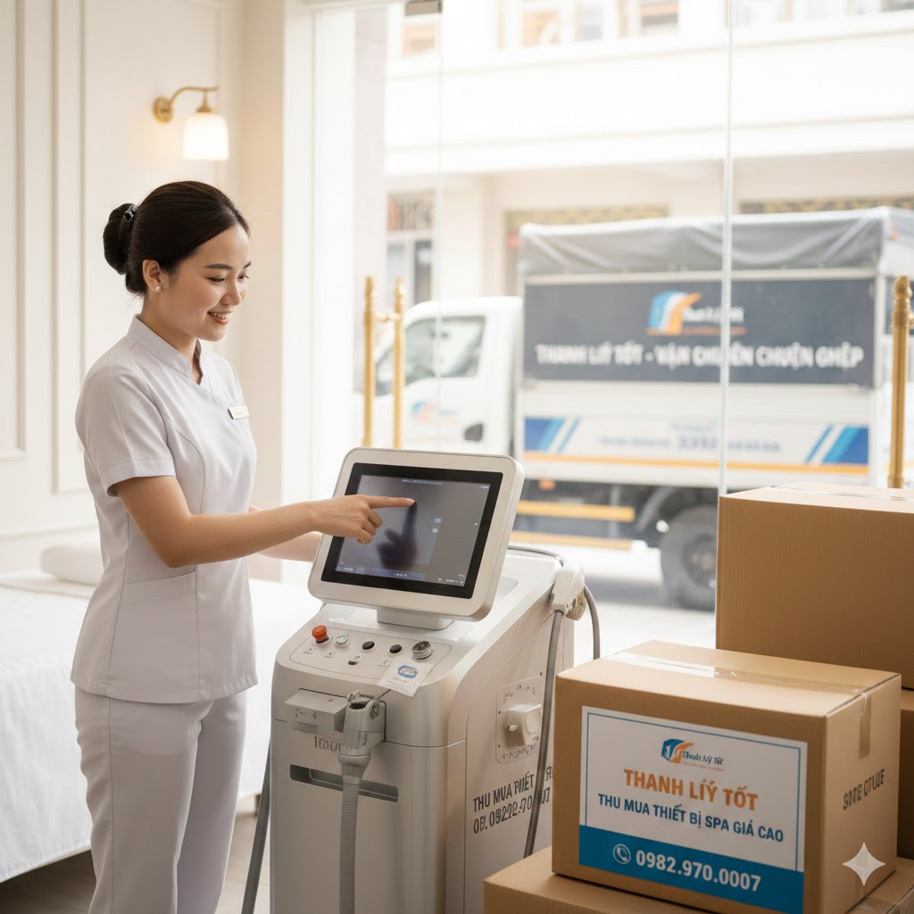 Thanh Lý Tốt chuyên thu mua thiết bị spa giá cao tại TPHCM