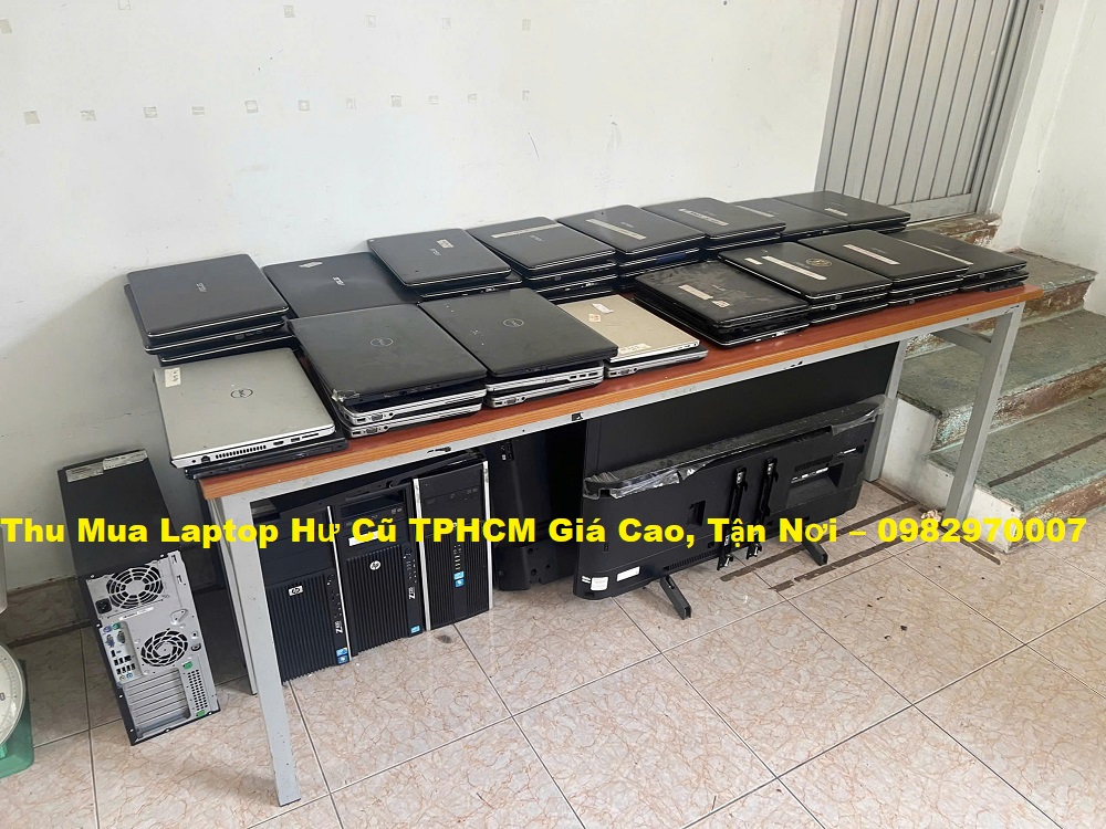 Hình ảnh thực tế thu mua laptop hư cũ tại quận 1 giá cao