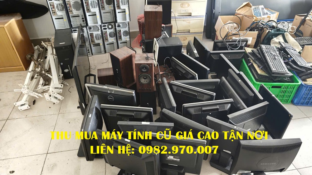 Chuyên thu mua máy tính cũ số lượng lớn tại văn phòng cty