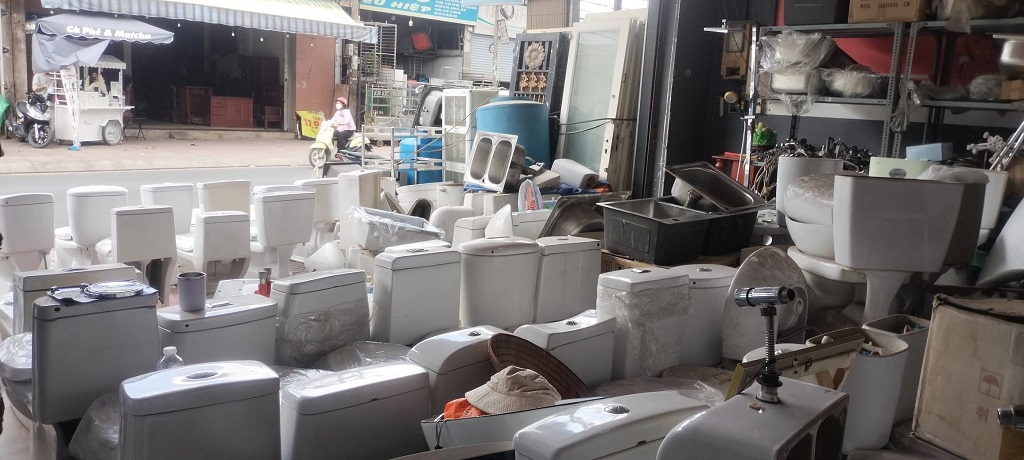 chuyên mua bán thanh lý thiết bị vệ sinh cũ tại TPHCM và các tỉnh