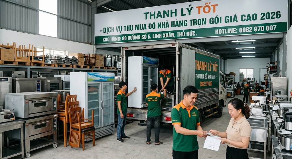 Thu Mua Đồ Nhà Hàng Giá Tốt, Nhanh Gọn, Uy Tín Tại TP.HCM