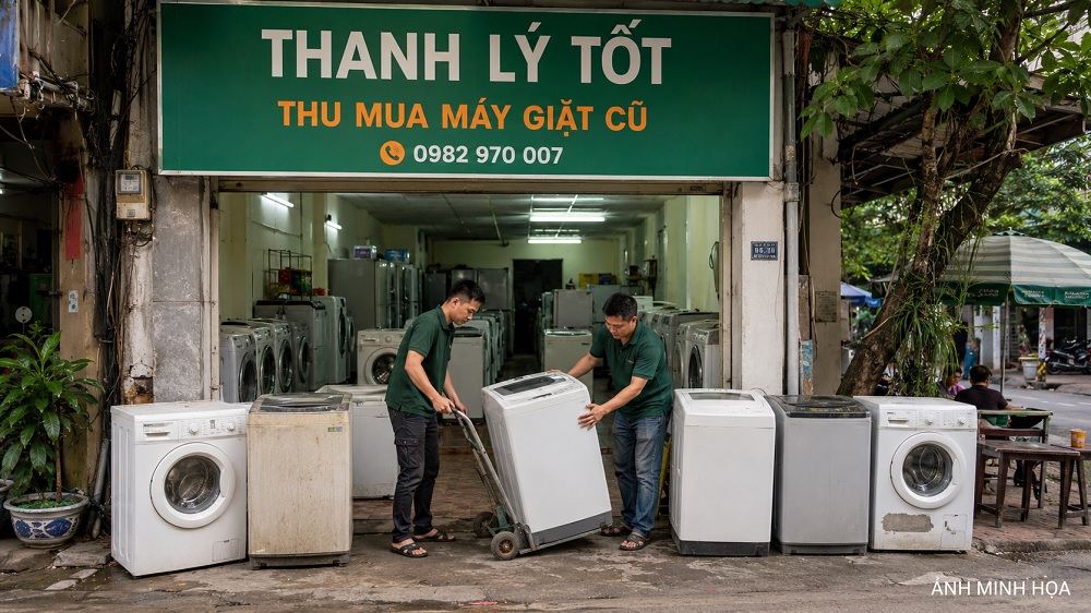 Cửa hàng Thanh Lý Tốt thu mua máy giặt cũ tại TPHCM