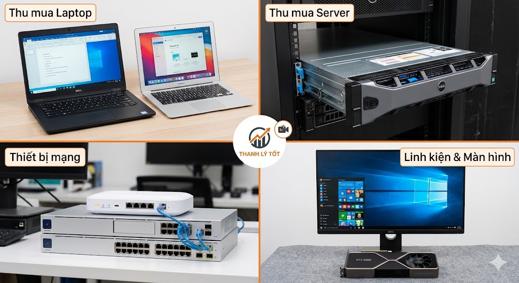 Danh mục thu mua thiết bị IT tại Thanh Lý Tốt cập nhật mới nhất