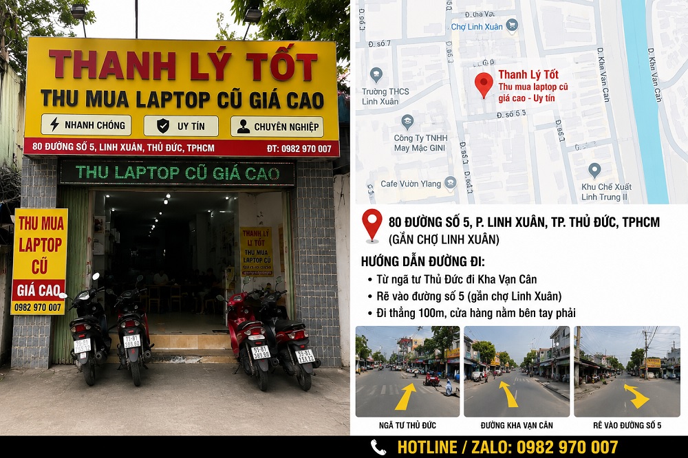 Địa chỉ Thanh Lý Tốt 80 đường số 5 Linh Xuân Thủ Đức TPHCM