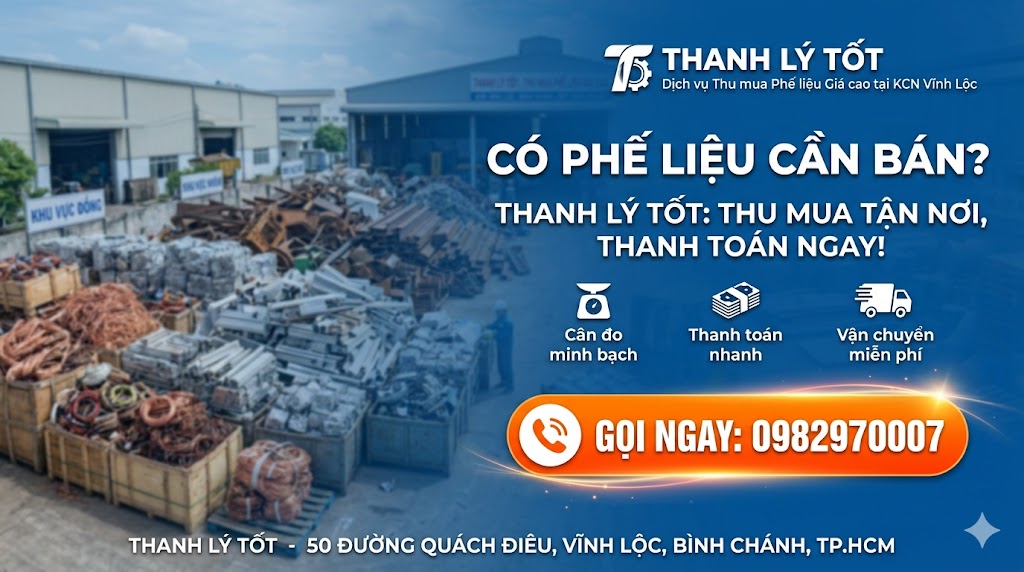Thông tin liên hệ thu mua phế liệu KCN Vĩnh Lộc