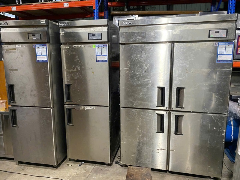 hình ảnh thực tế thu mua tủ đông inox tại kho ở TPHCM năm 2025