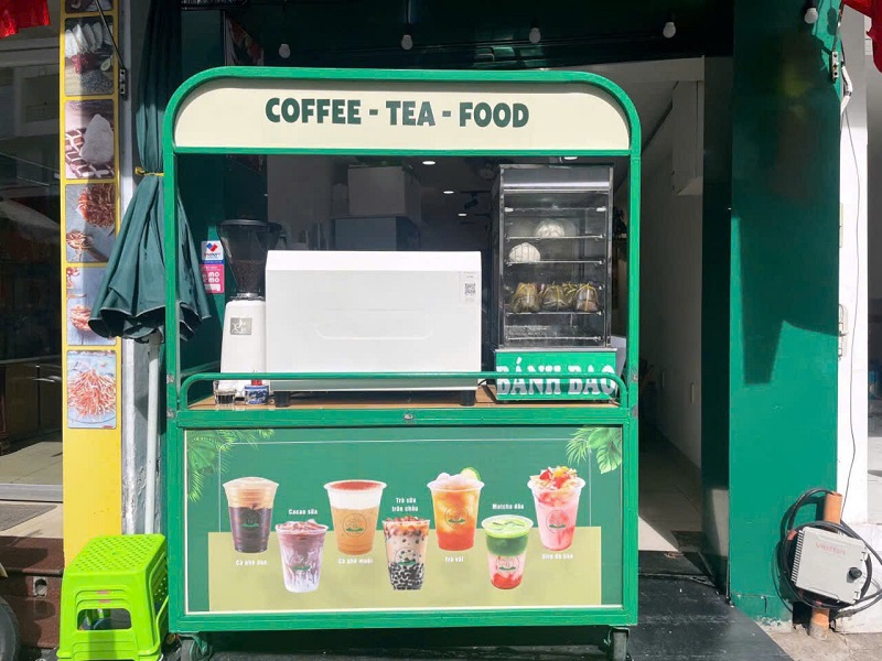 hình ảnh thu mua máy pha cafe tại quán cà phê