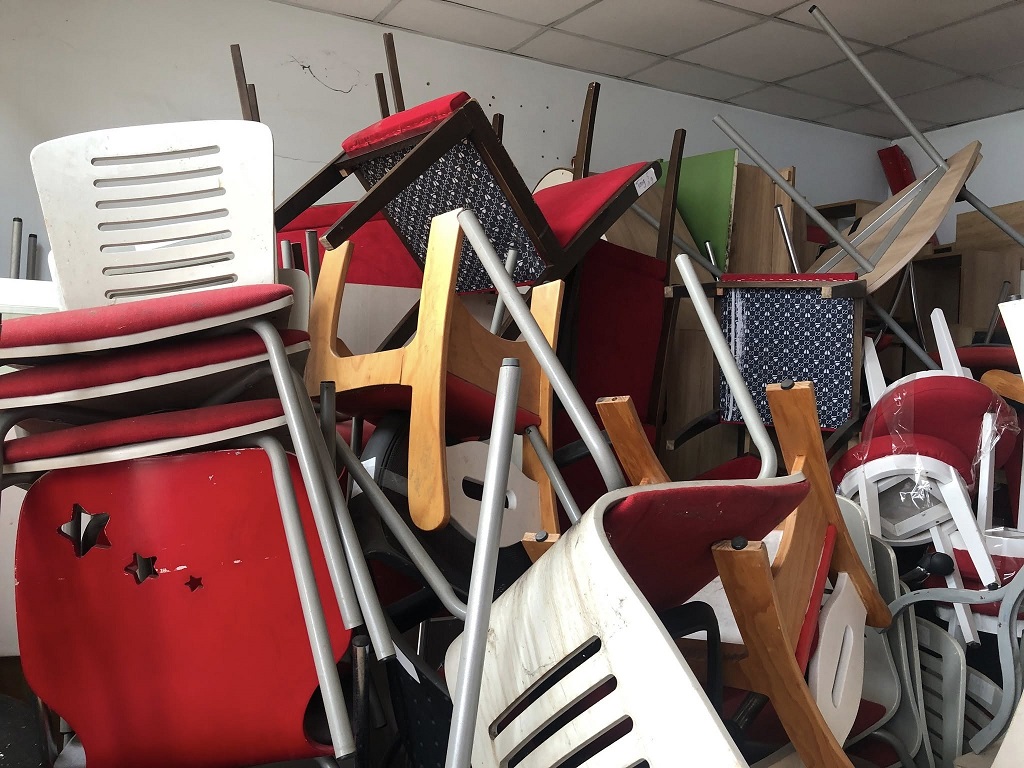 hình thu mua đồ văn phòng cũ tại quận 7 của Thanh Lý Tốt 2025