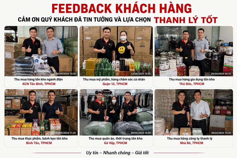 Khách hàng thanh lý hàng tồn kho tại THANH LÝ TỐT