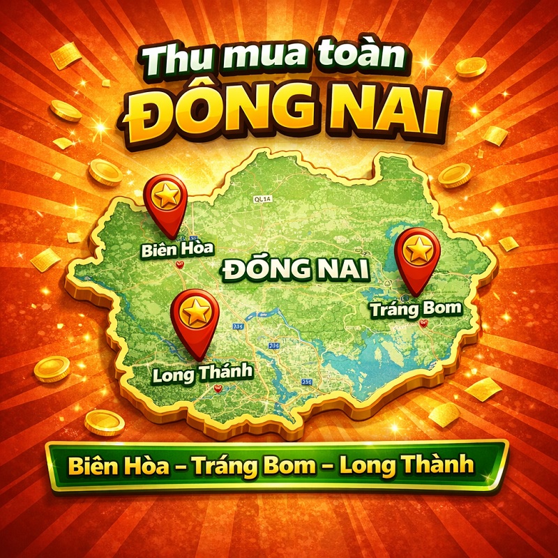 Khu vực thu mua đồ cũ tại Đồng Nai 