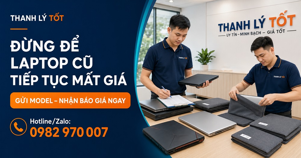Liên hệ nhận báo giá laptop cũ hư hỏng