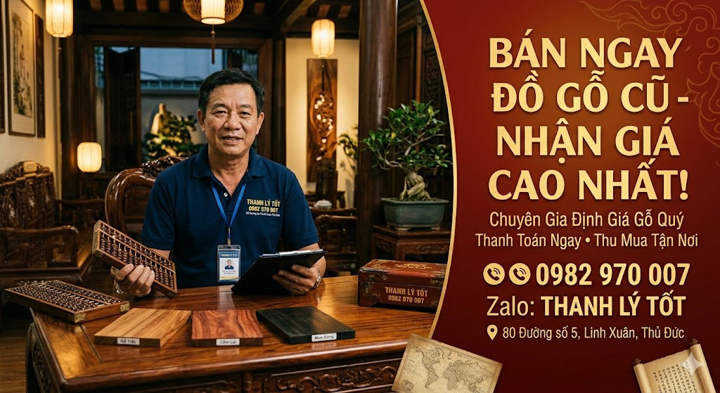 Liên hệ ngay Thanh Lý Tốt để mua đồ gỗ cũ giá cao