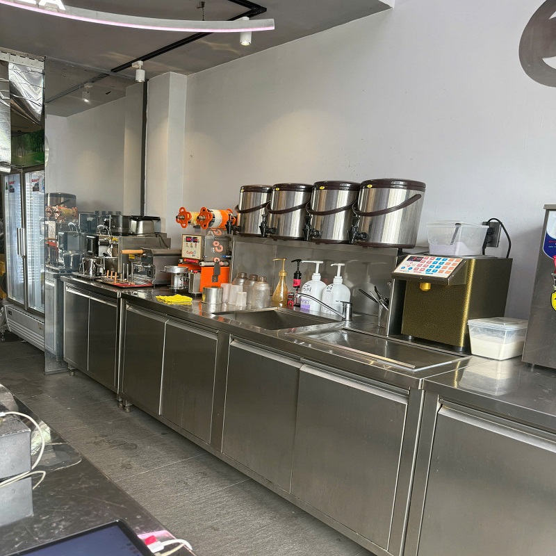 Hình ảnh thu mua thanh lý đồ quán trà sữa tại TPHCM