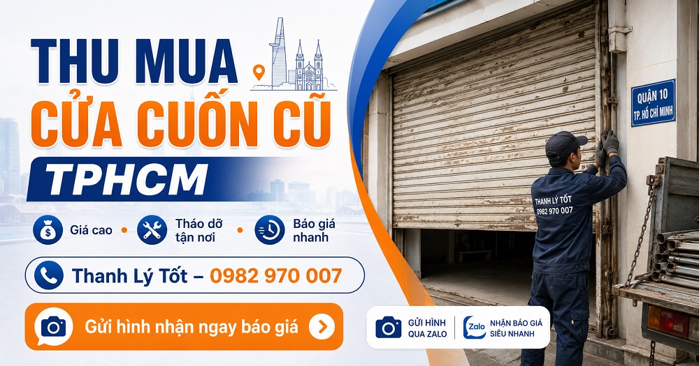 Thu Mua Cửa Cuốn Cũ TPHCM Giá Cao – Có Cửa Cũ, Có Tiền Liền