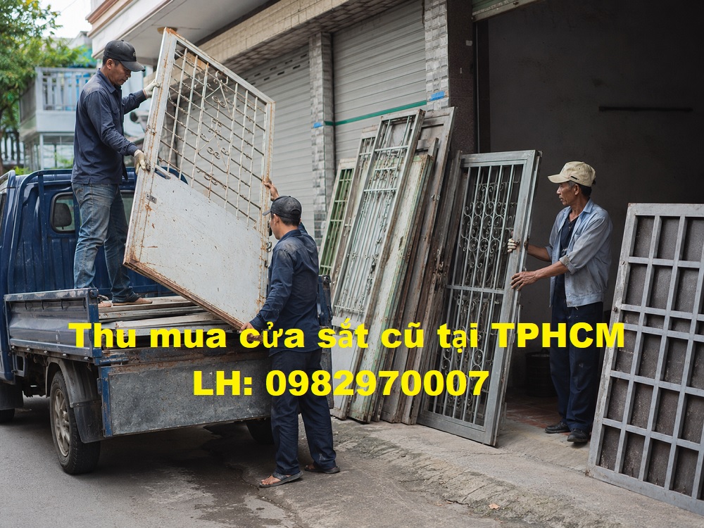 Thu Mua Cửa Sắt Cũ Giá Cao Tại Nhà, Công Trình, Kho Xưởng