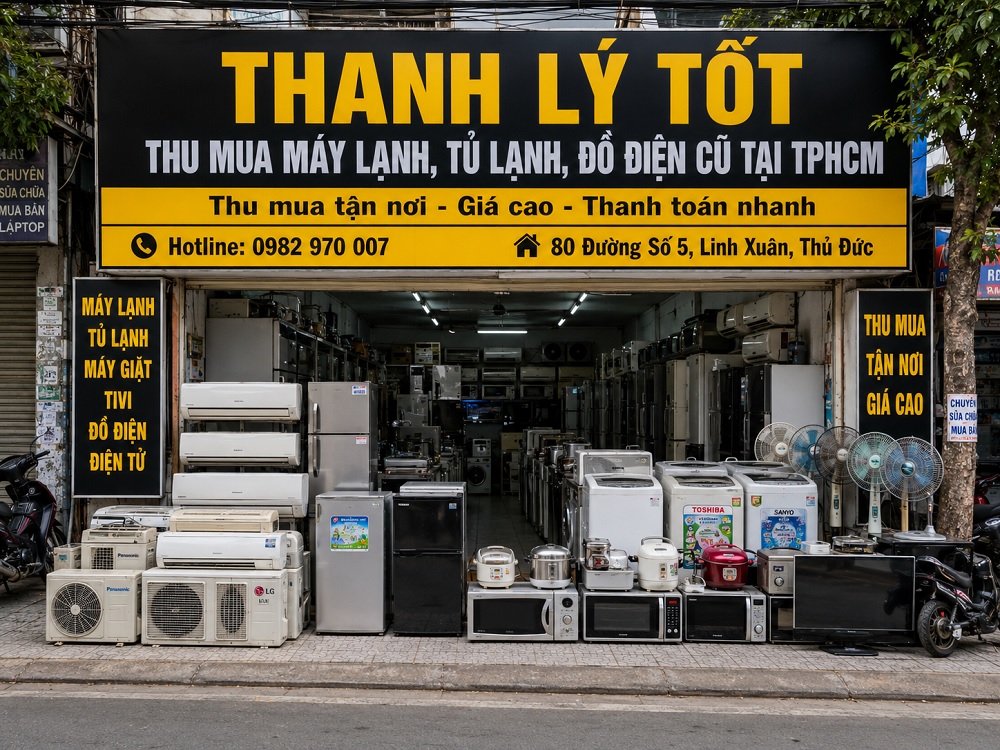 Thu Mua Máy Lạnh, Tủ Lạnh, Đồ Điện Cũ Tại TPHCM