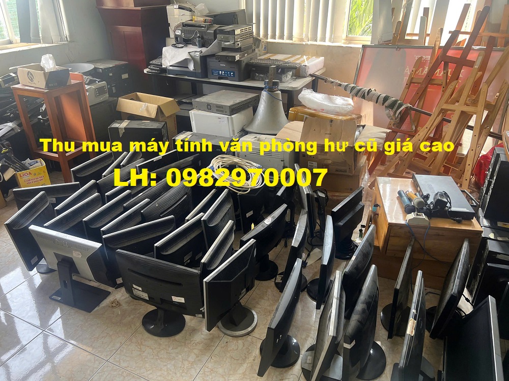 Chuyên thu mua máy tính văn phòng hư cũ giá cao nhanh uy tín tại TPHCM