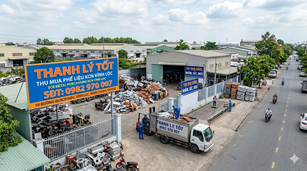 Thu Mua Phế Liệu KCN Vĩnh Lộc Giá Cao – Thanh Lý Tốt (0982.970.007)