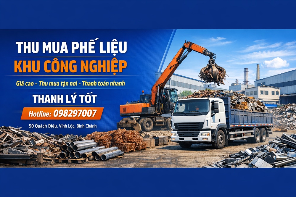 THANH LÝ TỐT – Đơn vị thu mua phế liệu khu công nghiệp uy tín