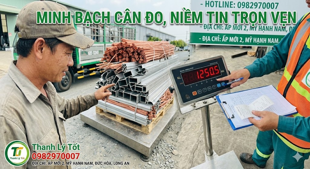 Ảnh thu mua phế liệu tại các KCN Đức Hòa