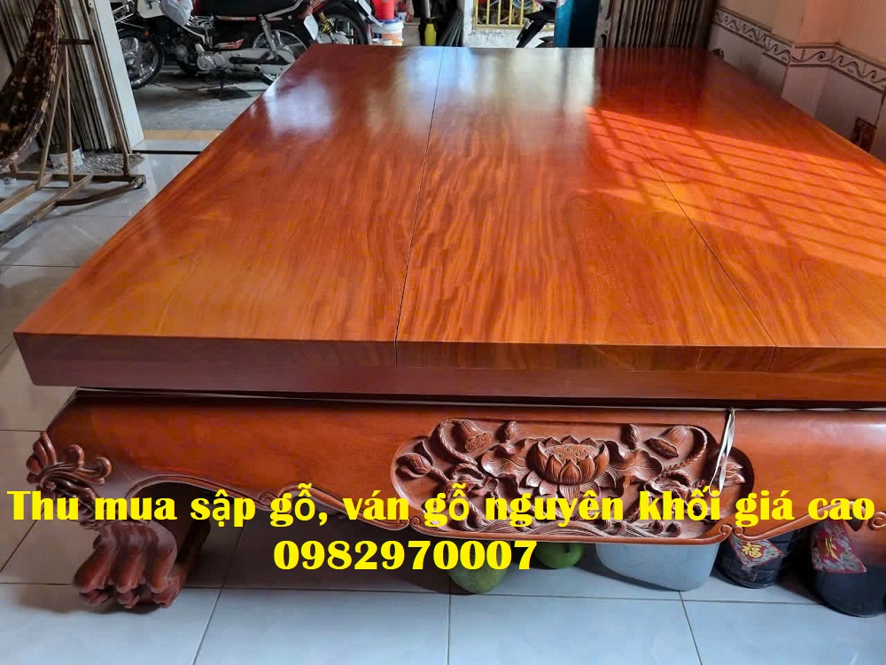 Ảnh thu mua sập gỗ ván ngựa giá cao tại TPHCM
