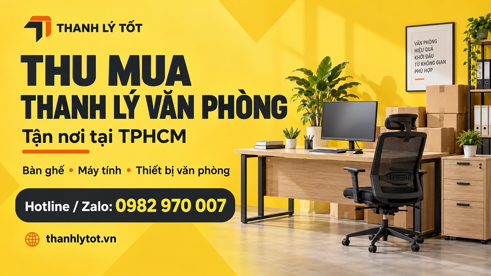 Chuyên thu mua thanh lý văn phòng trọn gói uy tín tại TPHCM