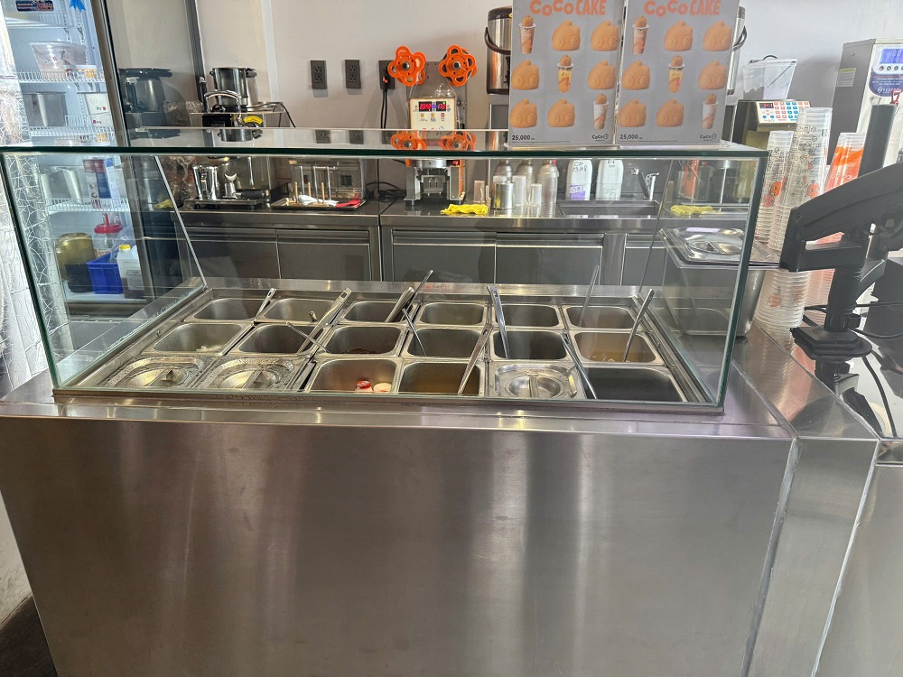 Hình ảnh thu mua thiết bị quán trà SỮA