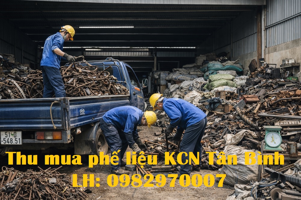 Thu gom phế liệu nhà xưởng tại KCN Tân Bình