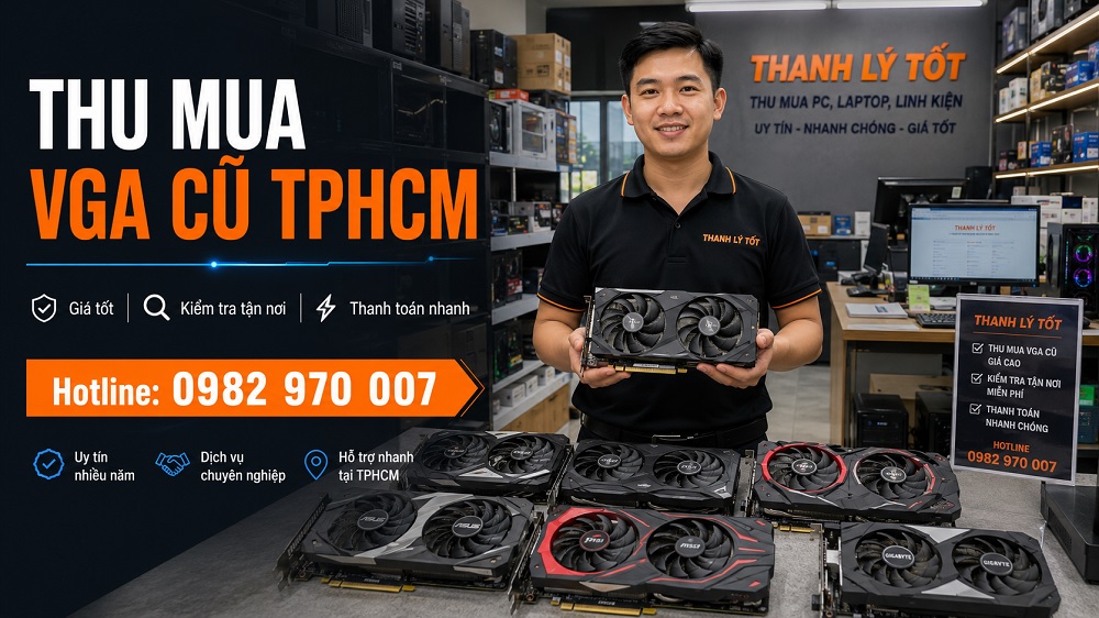 Dịch vụ thu mua card VGA cũ TPHCM tại Thanh Lý Tốt
