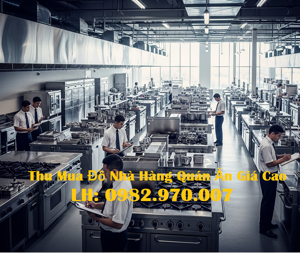 Chuyên thu mua đồ cũ thiết bị nhà hàng quán ăn giá cao TPHCM