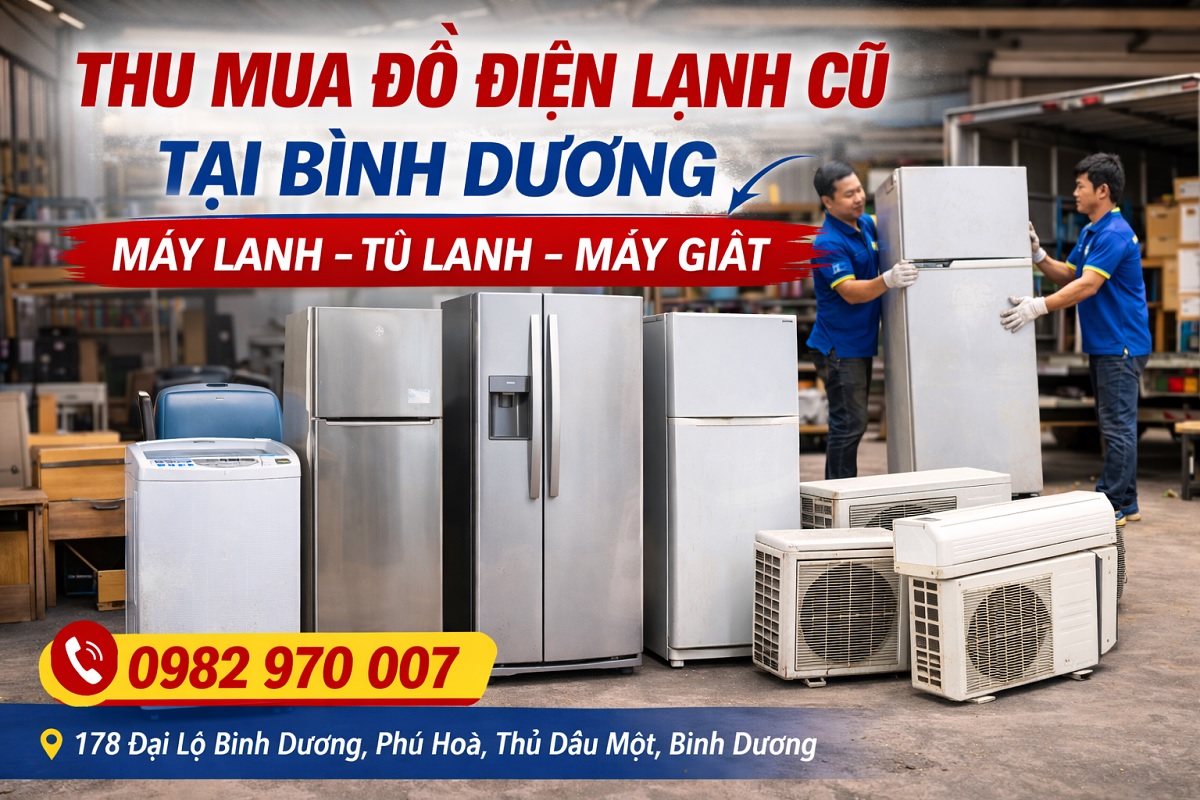 Hình ảnh thu mua đồ điện lạnh, điện tử tãi Bình Dương