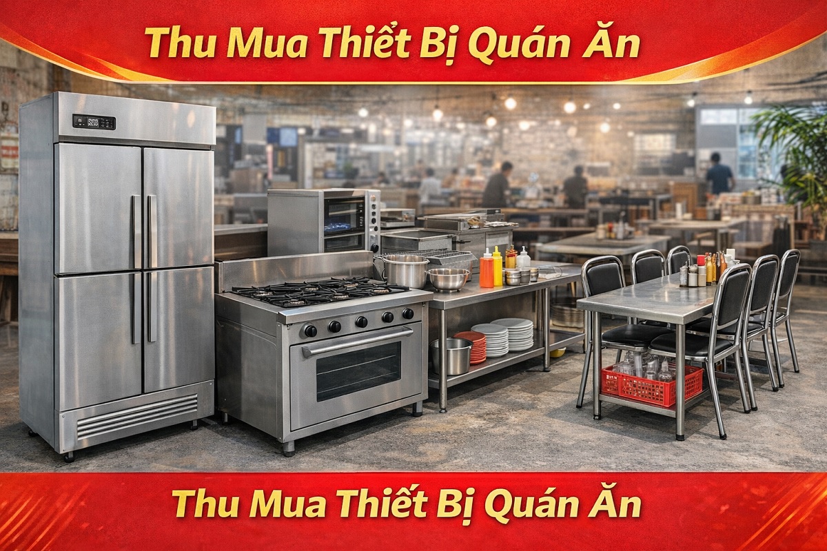 Chuyên thu mua đổ nhà hàng quán ăn tại Đồng Nai giá cao uy tín